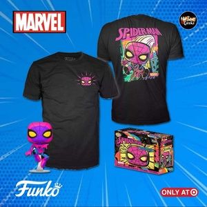 Funko Pop Spider-Man Black Light Target Exclusive